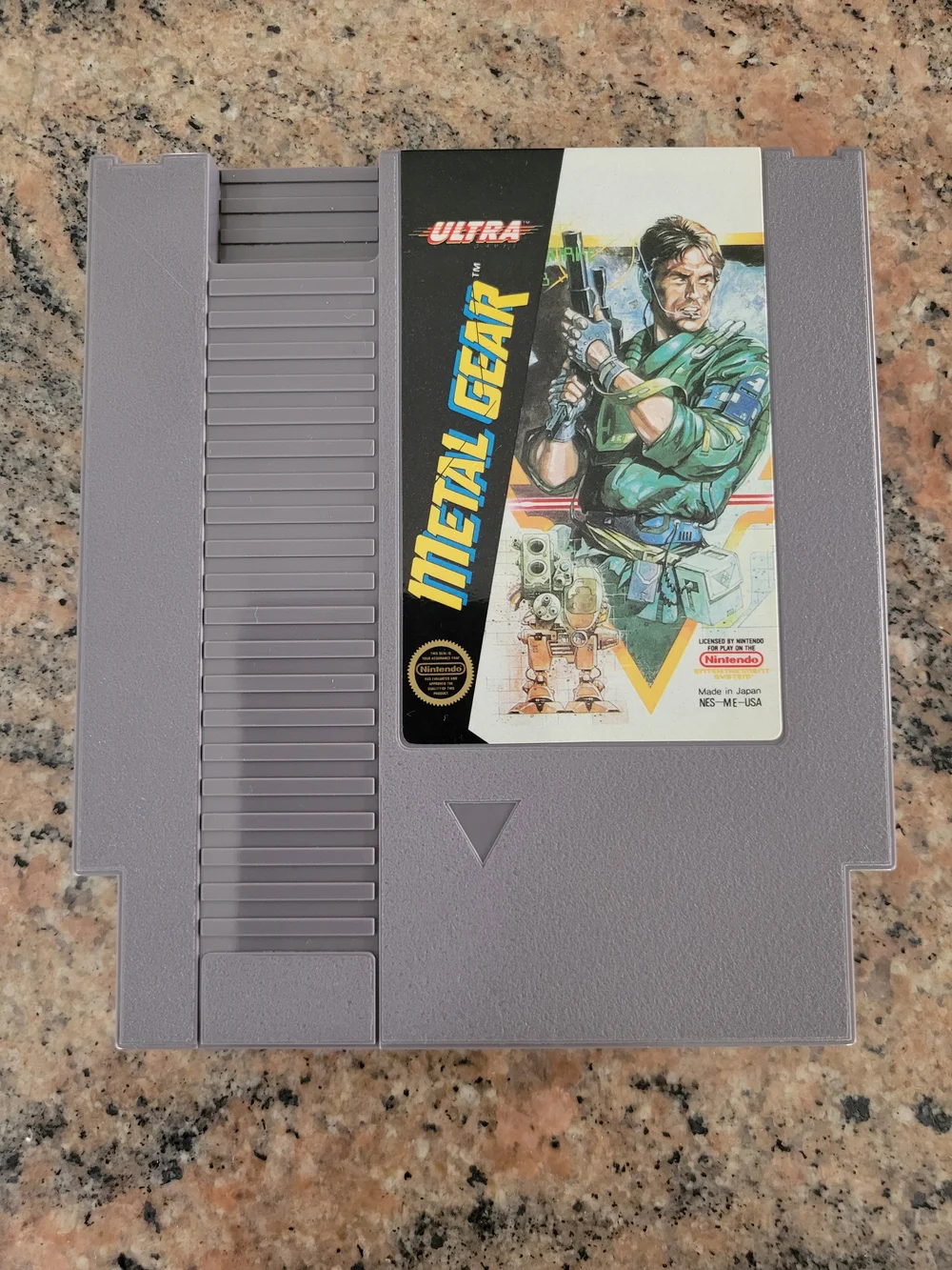 Nintendo (NES) Metal Gear Game with Manual, Premium Map & Sheath. $45